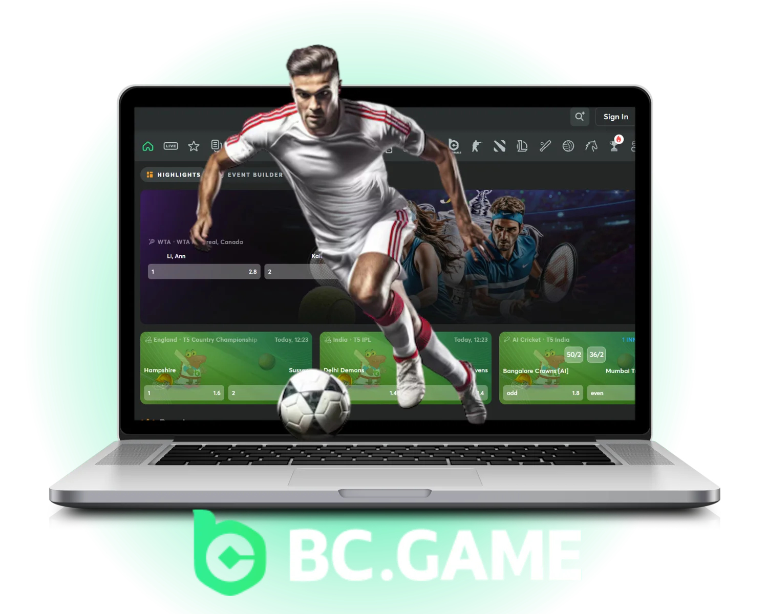 Sports Betting on BC Game App
